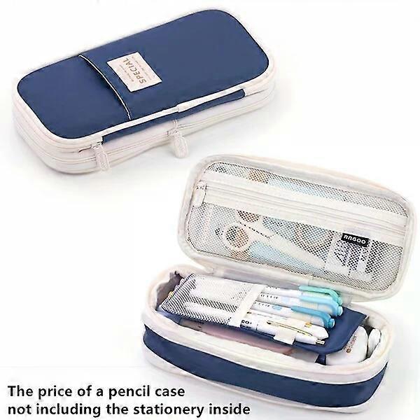 Creative pencil case, large capacity and multi-functional, suitable for students and office use