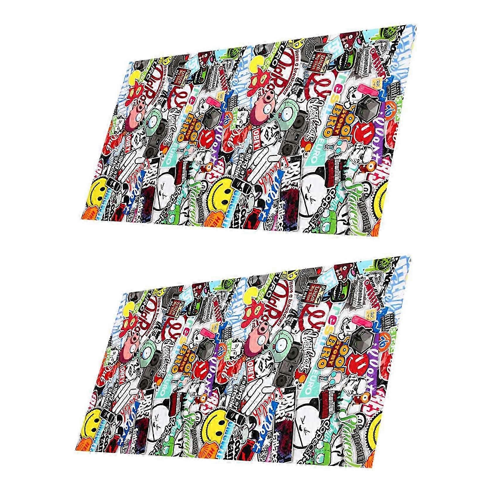 New Hydro Transfer Printing Film Kit with Graffiti Pig Recorder for Hydrographics Hydro Dipping - 2X Water Transfer Printing Film 0.5X2M
