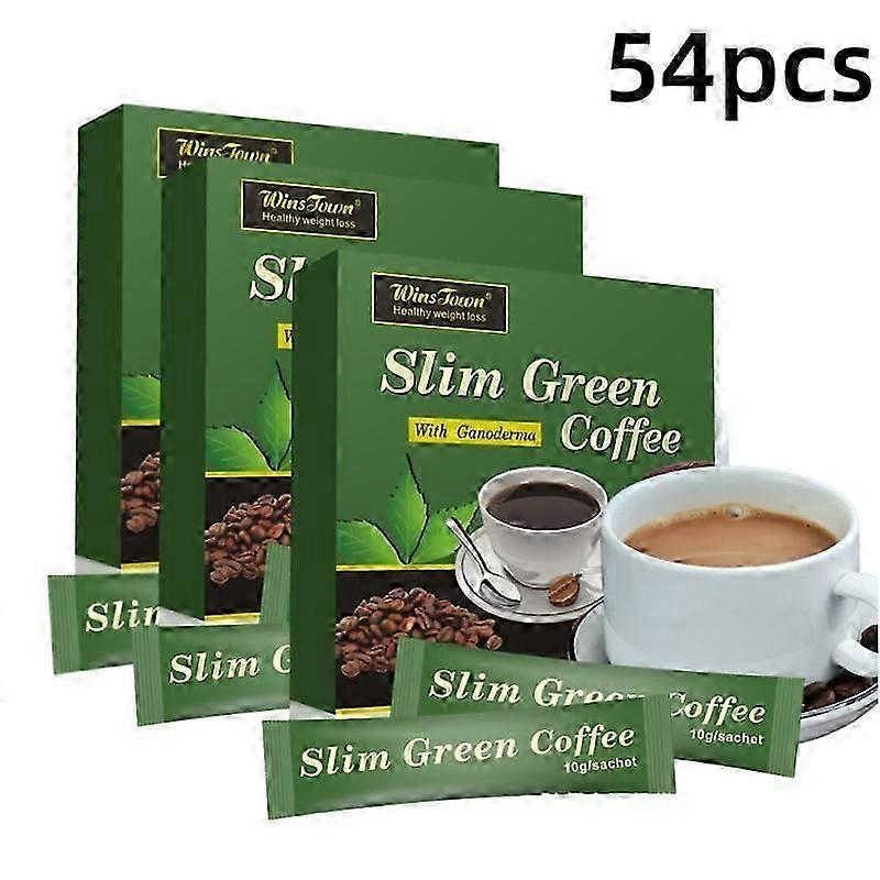 Slankende grøn kaffe med Ganoderma 18-54stk