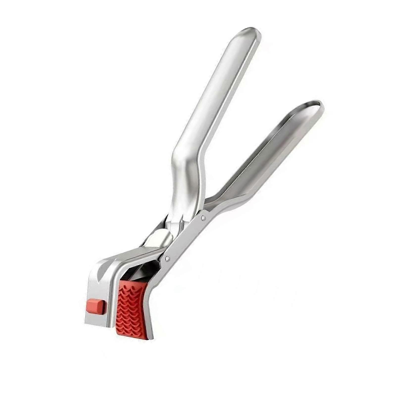 Corrosion Resistant Steel Cookware Tongs with Ergonomic Handle for Secure Handling of Hot Container Multicolor
