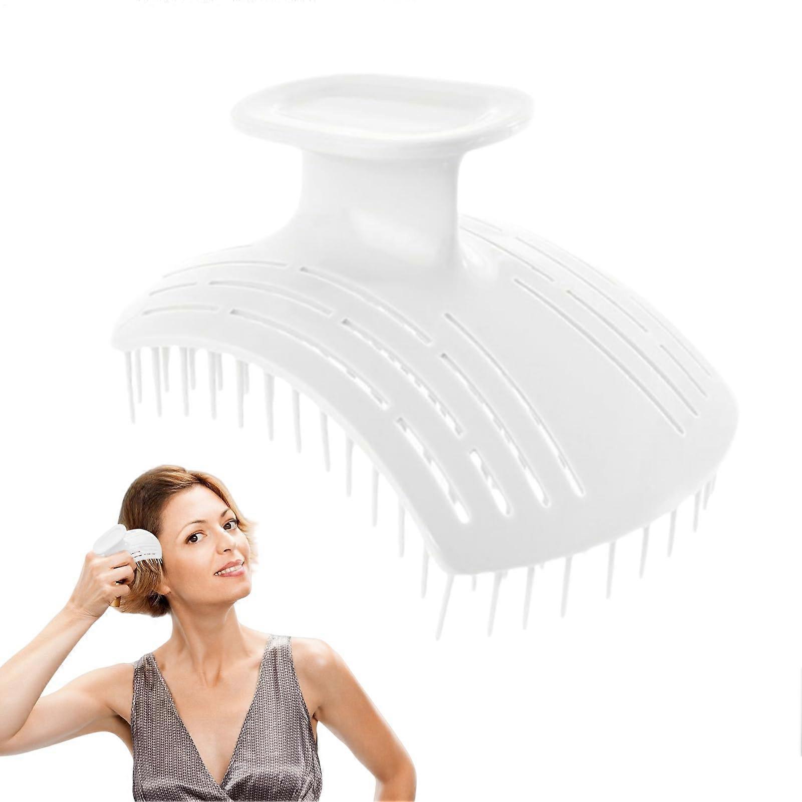 Hair Massager Brush for Scalp Scrubbing | Soft Bristles Shampoo Brush for Shower | Relaxation and Cleaning Comb for All Hair Types
