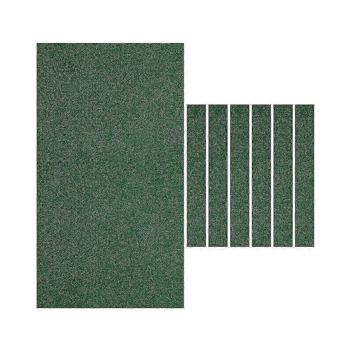 8ft Billiard Cloth Felt for Pool Tables with 6 Strips Protector