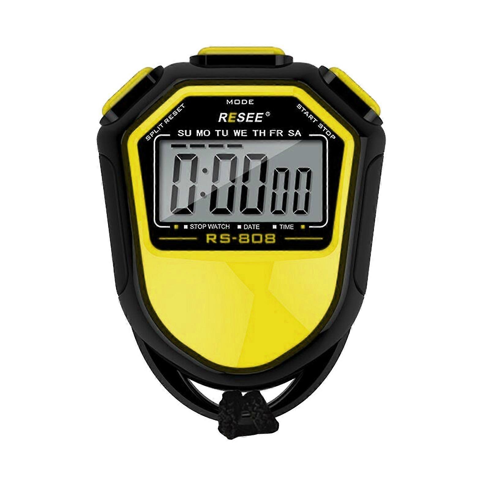 2025 Stopwatch Timer Lightweight Waterproof Digital Display Timer for Sports Coaches Swimming Running Training