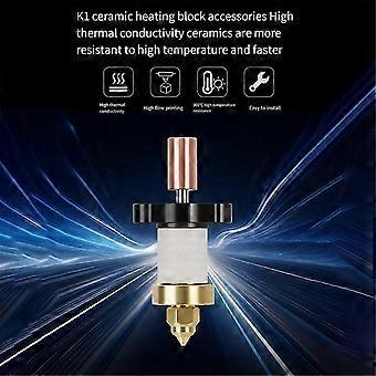 Für K1 / K1 Max Hotend Kit Keramik Heizblock Düse 300C Extruder Hohe Geschwindigkeit für K1 Upgrade
