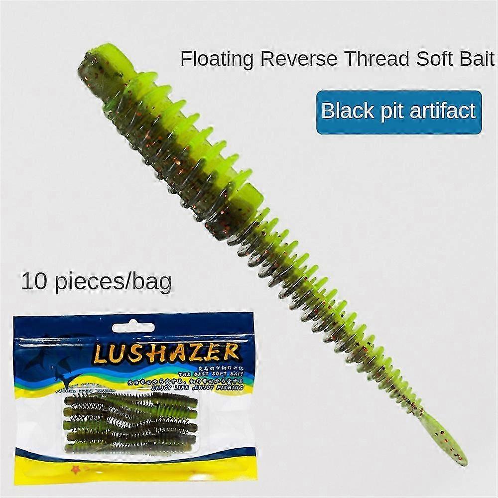 100/10pcs Luya Lure With Salt And Fishy Smell Bionic Soft Bait Luya Soft Bait Artificial Rubber Soft Bait Carp Bass Pesca 2025