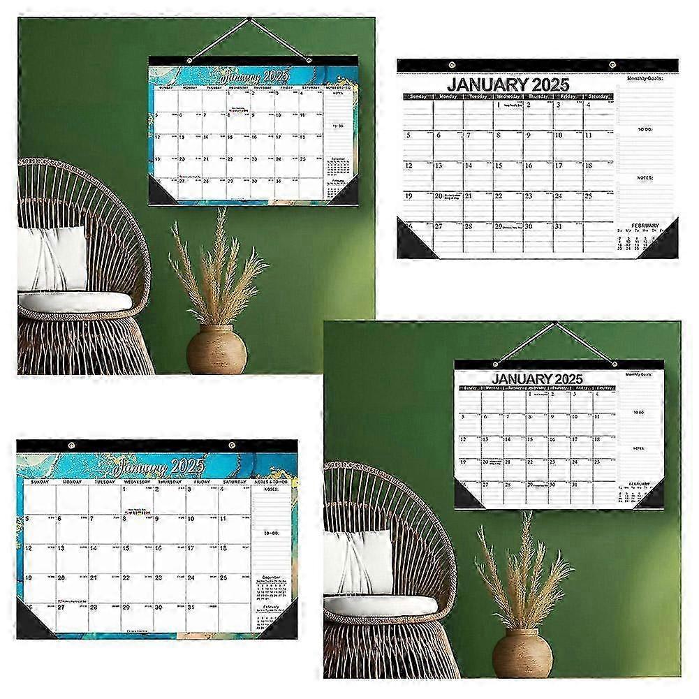 2025 Desktop Simple Calendar From January 2025 to June 2026 2025