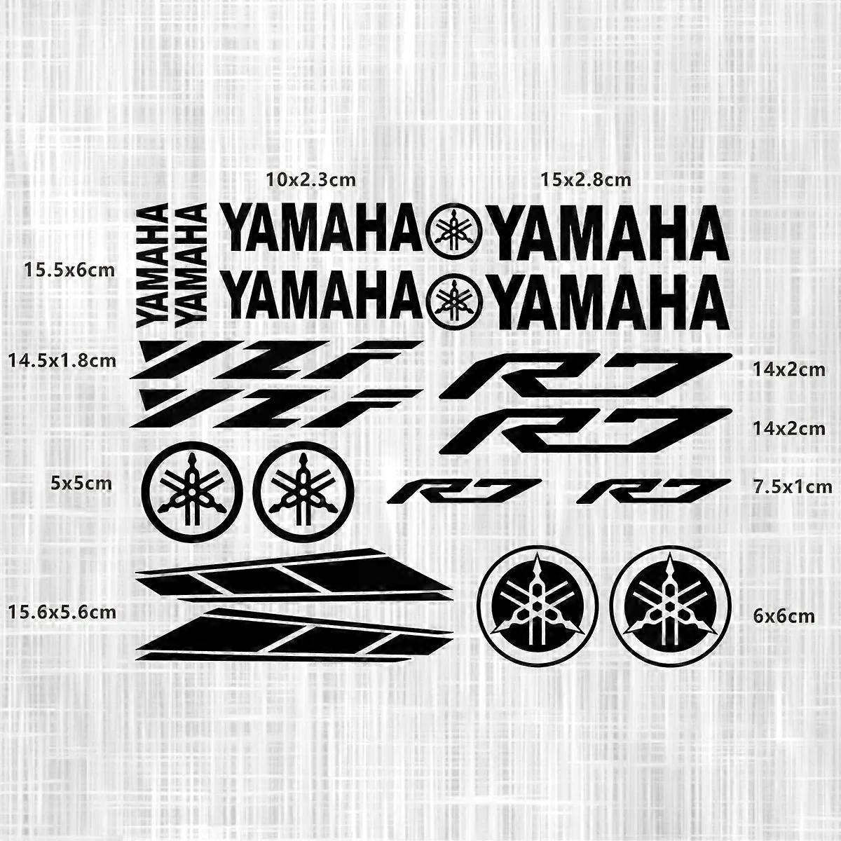 הגש מועמדות עבור ימאהה YZF R7 לוגו מדבקה קסדת אופנוע סט מדבקות