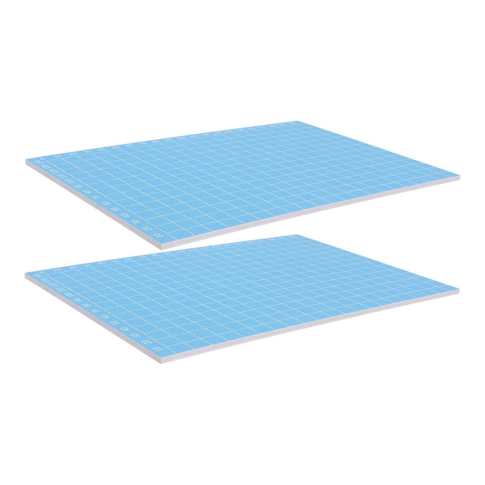 Linoleum Blocks PVC Blocks for Hand Craft 2Pcs Blue Kit