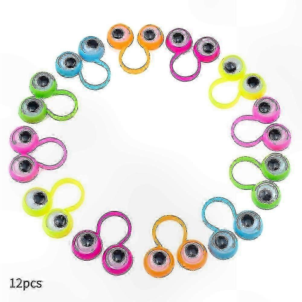 Big Eye Finger Puppet Rings, Easter Celebration Accessories and Gift Basket Enhancers