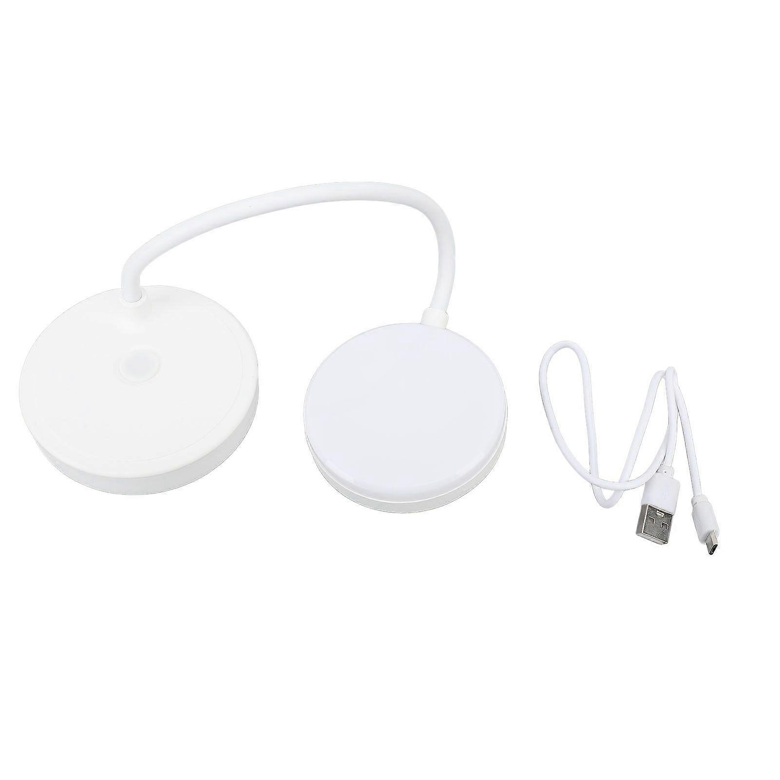 Desk Lamp 3 Color Modes Stepless Dimming USB Plug in Portable LED Table Light for Reading Study