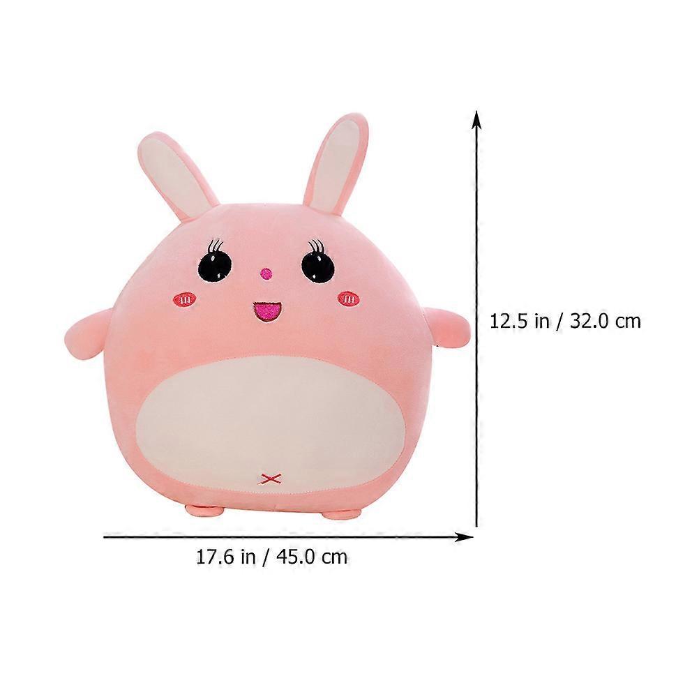 Plush Rabbit Doll Pillow Pink for Decoration 1Pcs Soft Stuffed Doll Gift