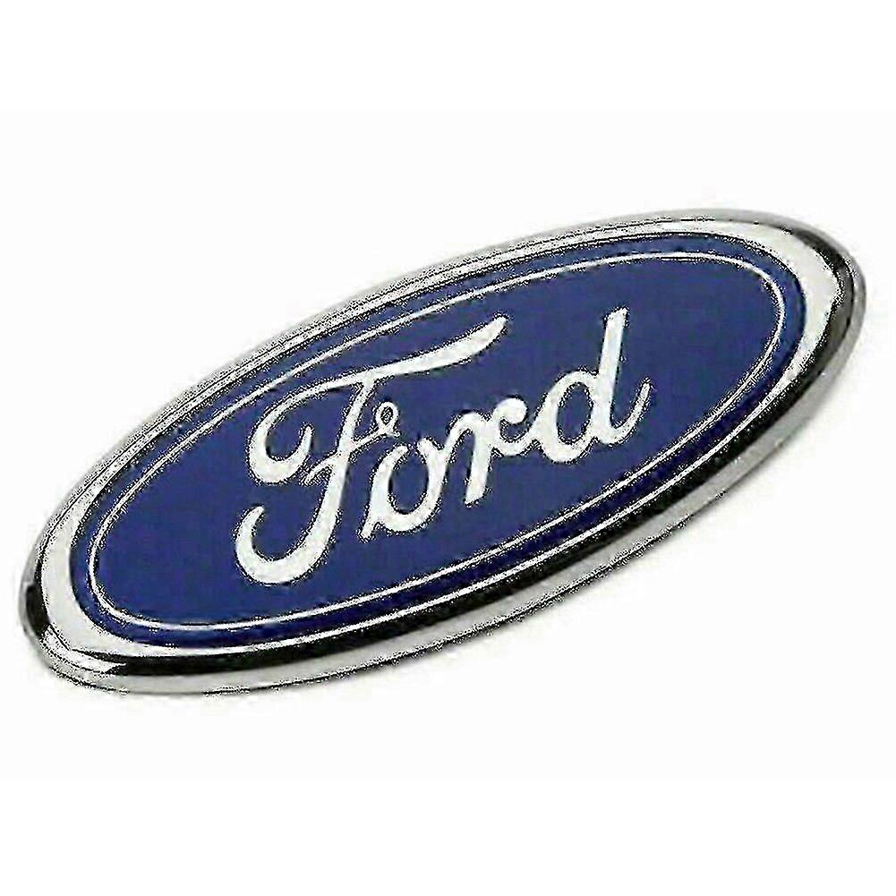 Compatible with Badge Oval Blue/chrome 145x 60mm Front/rear Emblem