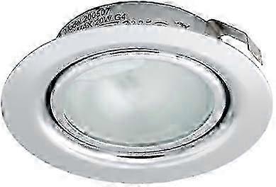 Chrome Warm White 12V Recessed Downlight with 20W Halogen Bulb Low Voltage (Driver Required)