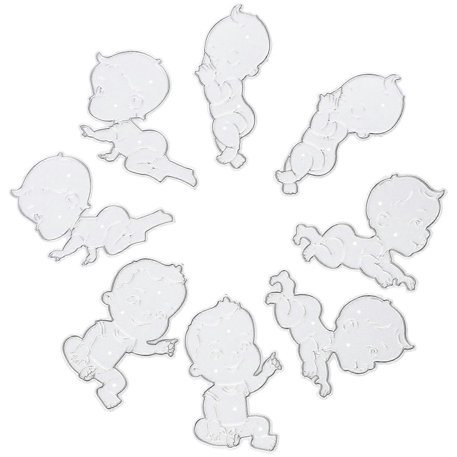 Craft Cutting Die Baby Shape for DIY Use 10Sets Scrapbook Card Making Embossing