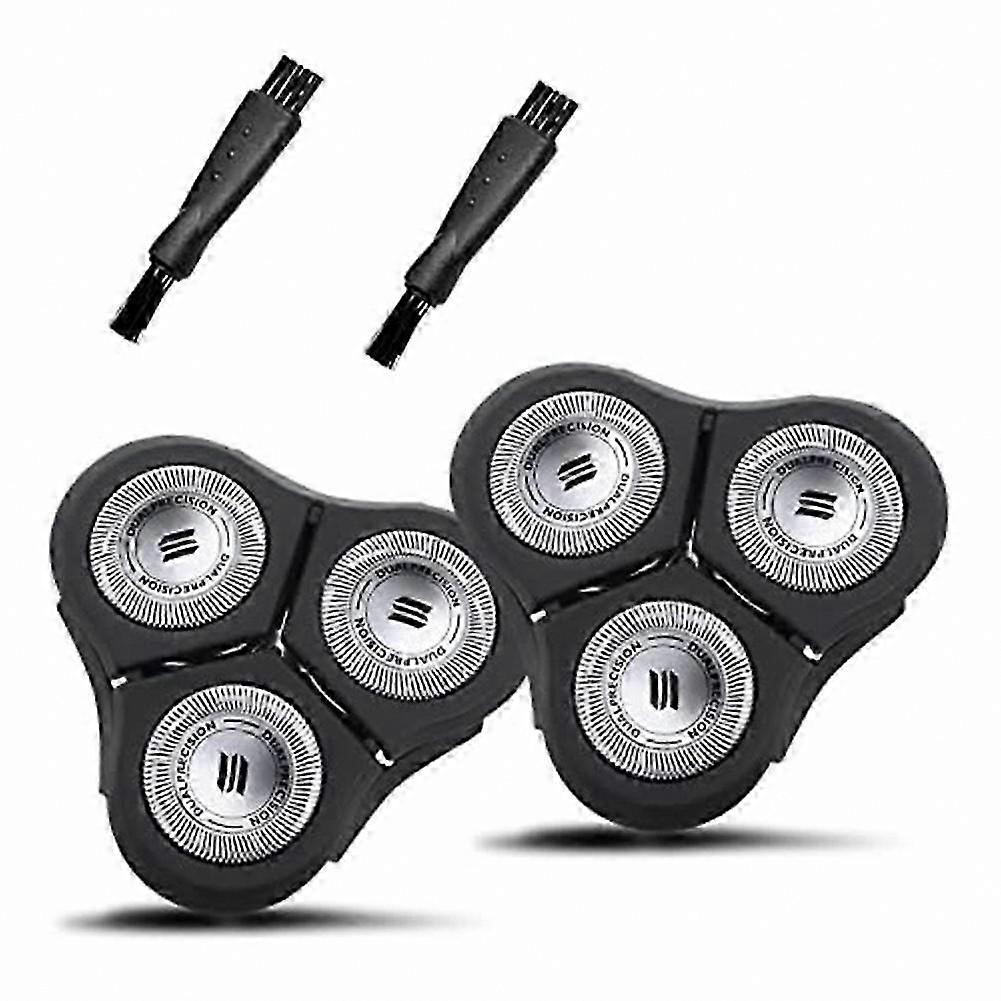 Replacement Shaver Heads for 2D Rotary Electric Razors, 2 Pack Compatible with Models 1150X 1160X 1170X 1180X