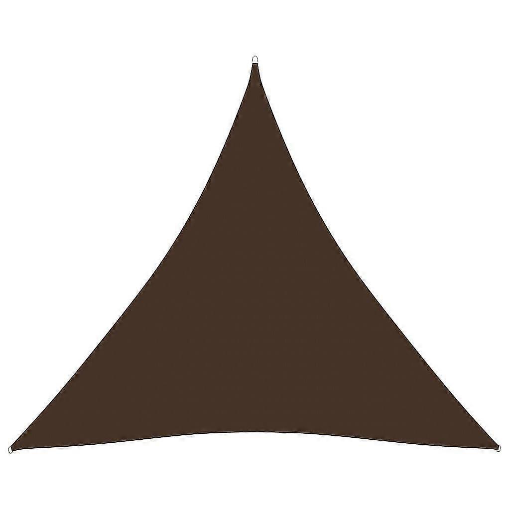 Sunshade Sail Oxford Fabric Triangular 5x5x5 M Brown