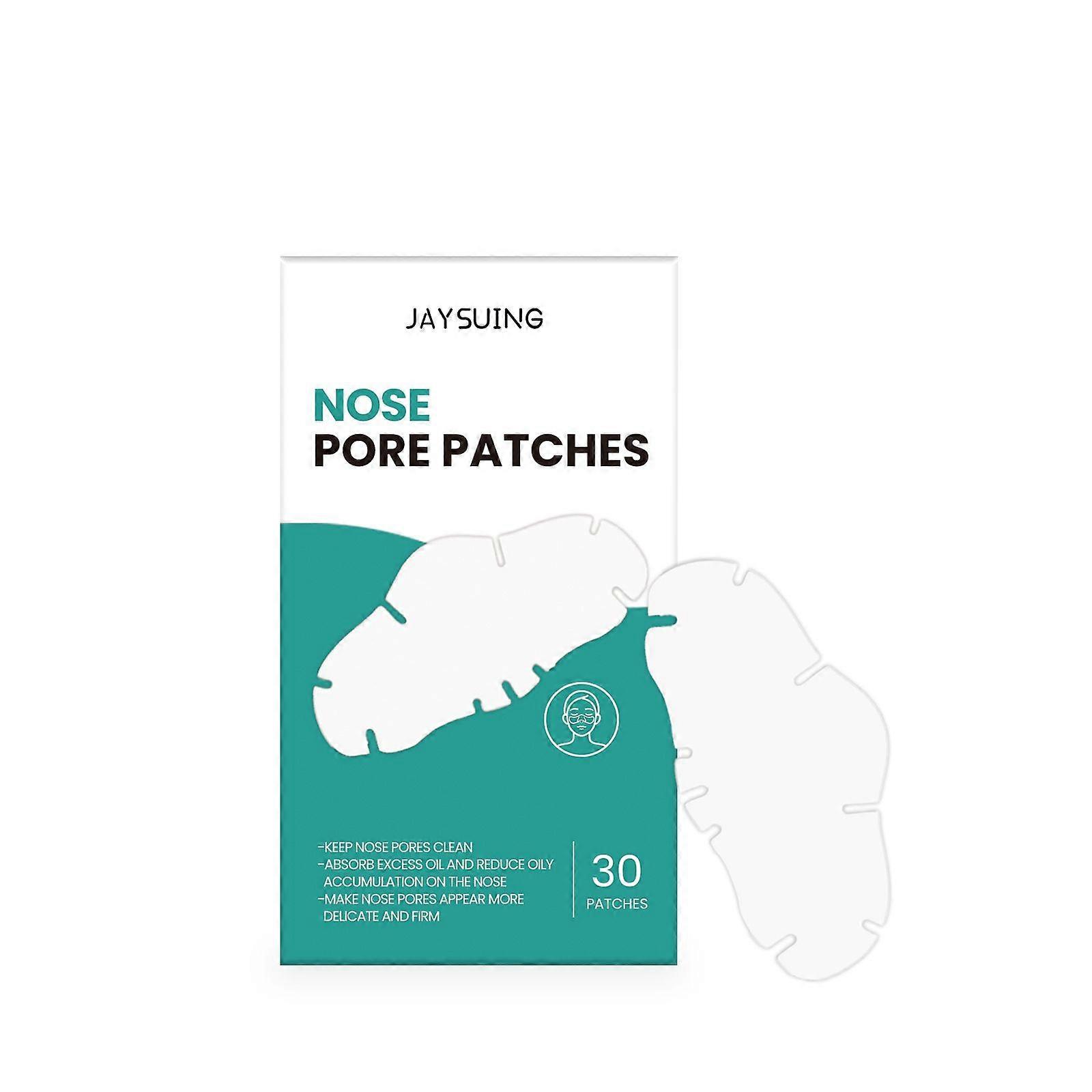 30 Count Nose Pore Patches, Medical-Grade Hydrocolloid Pore Strips, Overnight Oil-Absorbing & Pore-Refining, Pimple Stickers to Absorb Acne Nose Gunk