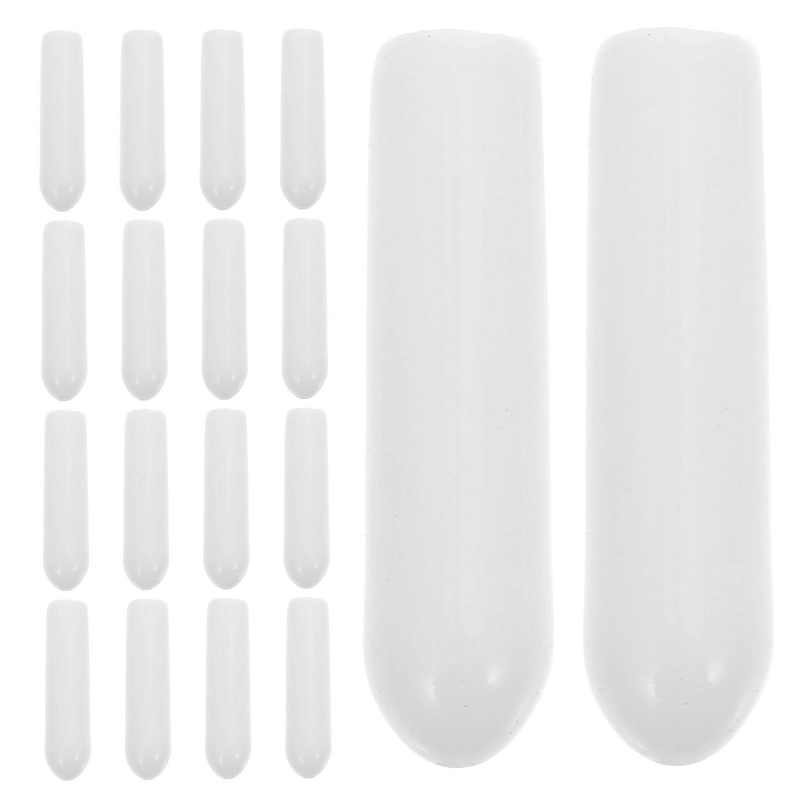Dishwasher Prong Rack Tip Protection Caps for Cleaner Use White Rubber