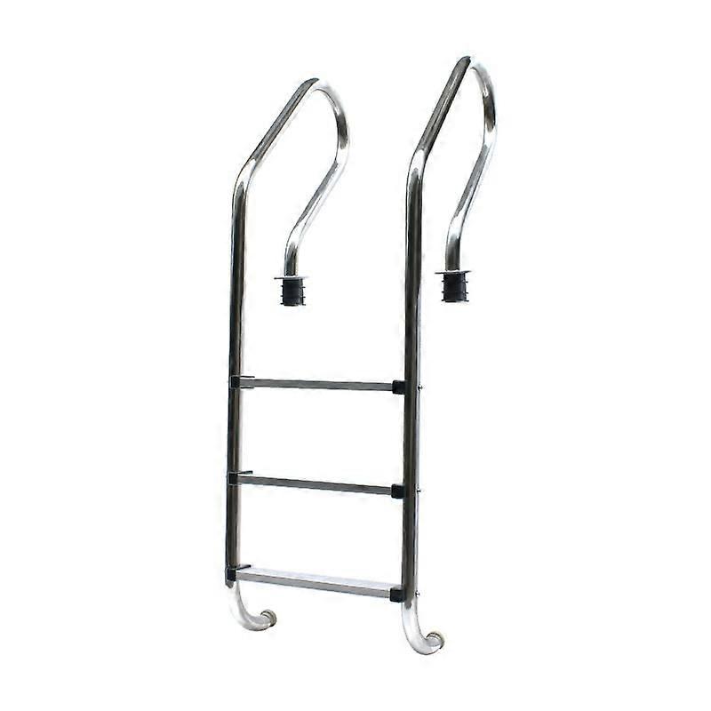 Inground Pool Ladder 304 Stainless Steel Thickened Design Handrail Swimming Pool Climbing Ladder