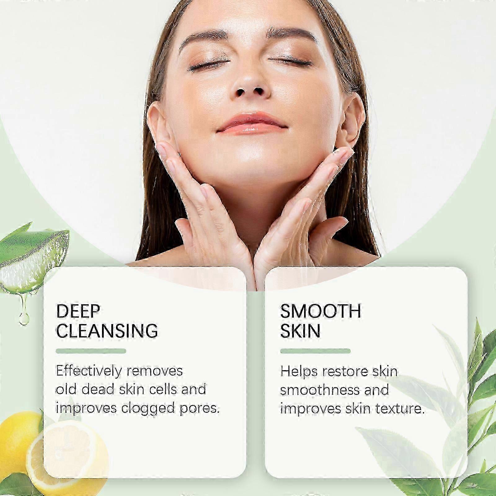 Gentle Cleansing Exfoliating Gel for Face and Body, Deep Pore Cleanser to Remove Impurities and Smooth Skin