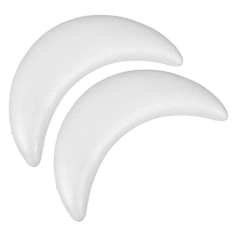 Holiday Crafts Moon Shaped Foam Ornaments for DIY 10Pcs Pack