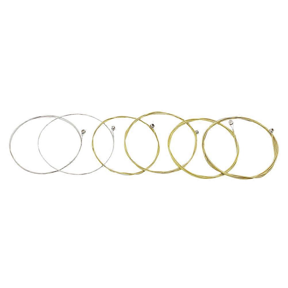 Acoustic Guitar String Replacement 2Sets Brass Guitar Strings Repair Kit