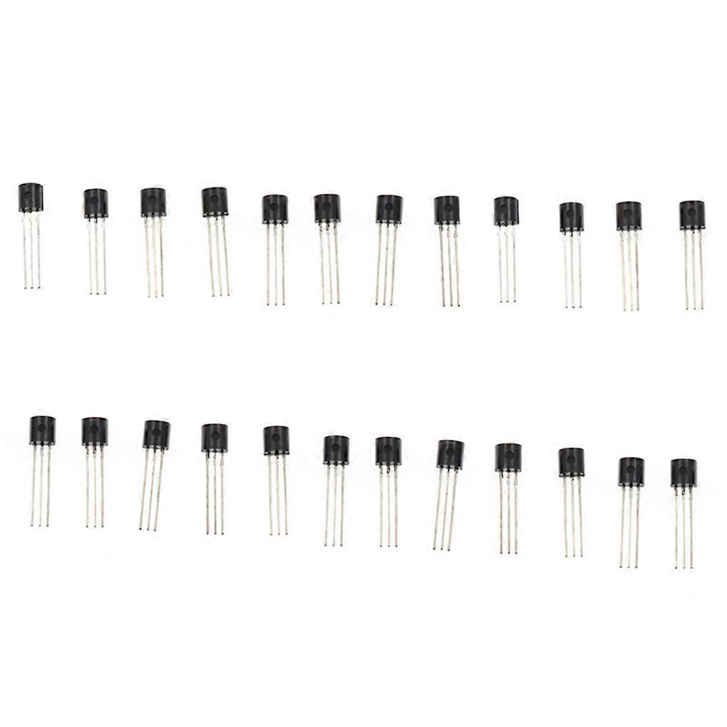 900 Pieces/Set Triode Transistor Portable Heat-resistant TO-92 Professional Replaceable Low Power Transistors