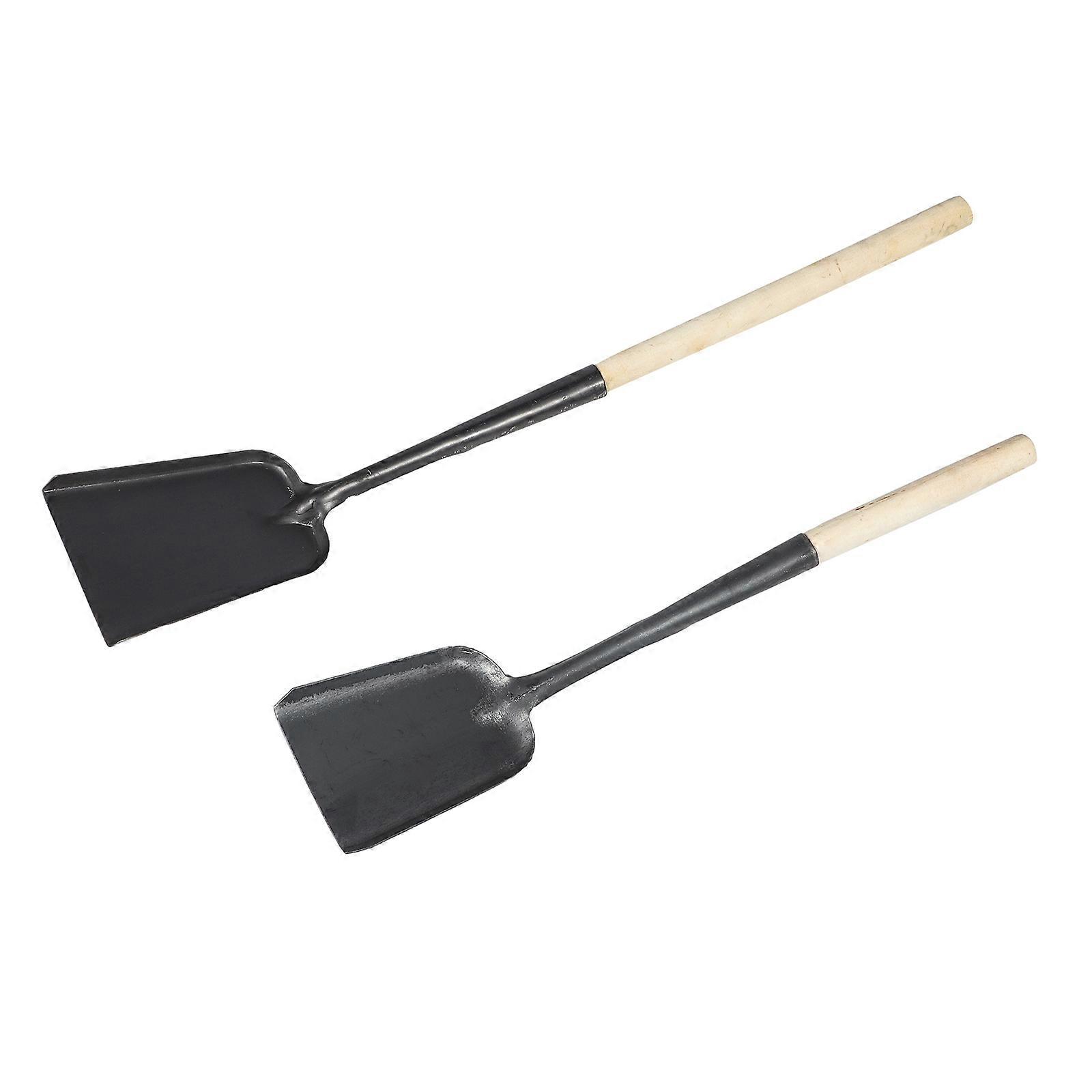 BBQ Coal Rake 2Pcs Long Handle Household Ash Assorted Color Scooping Ashes Outdoor BBQ