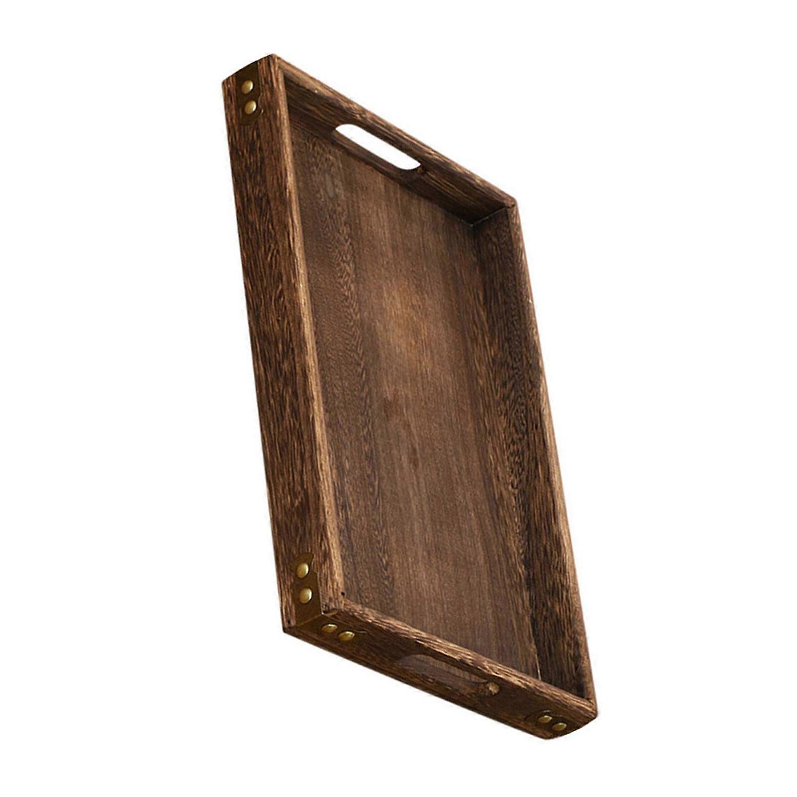 Japanese Style Serving Tray 3Pcs Wooden Tray for Home Use