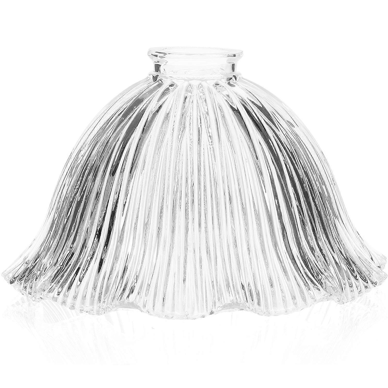 Retro Style Transparent Glass Shade For Wall Sconce And Pendant Light In Vintage Design With Round Shape For Light Diffusion 1Set