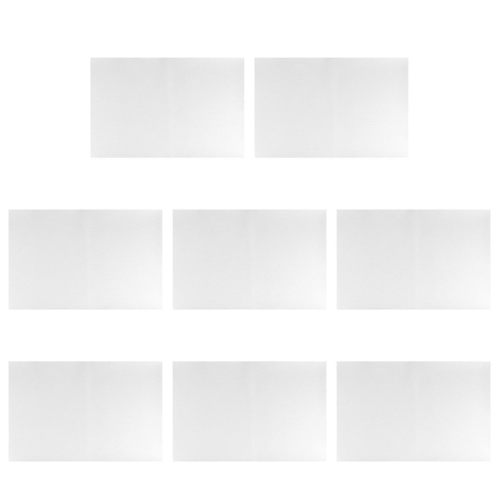 16Pcs Refrigerator Liners Mat for Kitchen Use with Transparent Fridge Shelf Pads