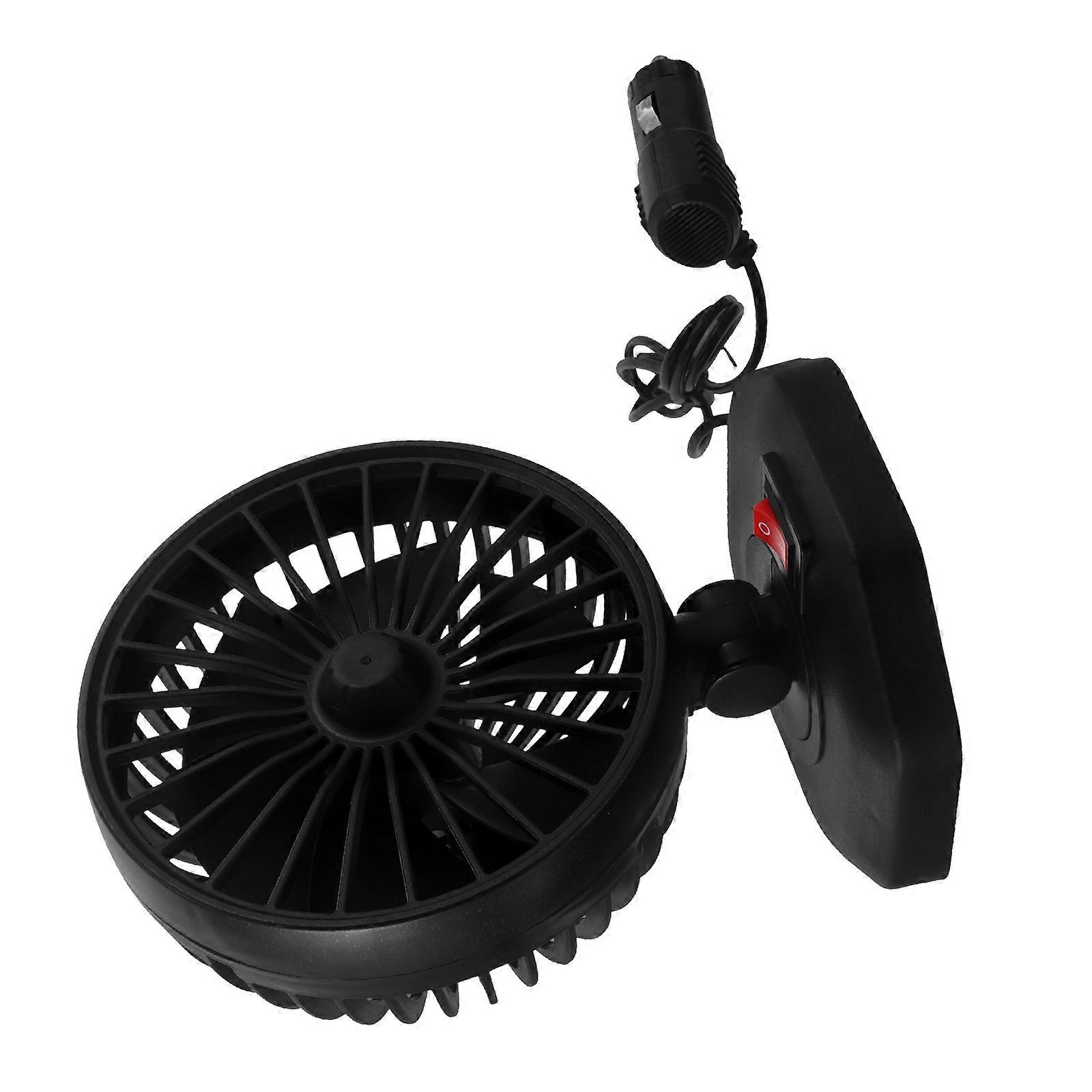 USB Powered Mini Portable Car Fan For Vehicle Interior Adjustable Speed Cooling 1Pack