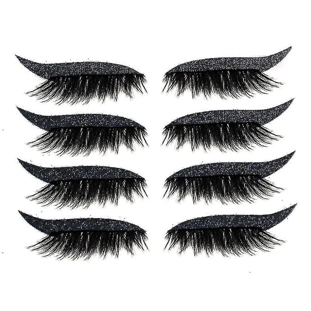 Eyeliner And False Eyelash Sticker Eyelashes Eyeshadow 1 Pairs