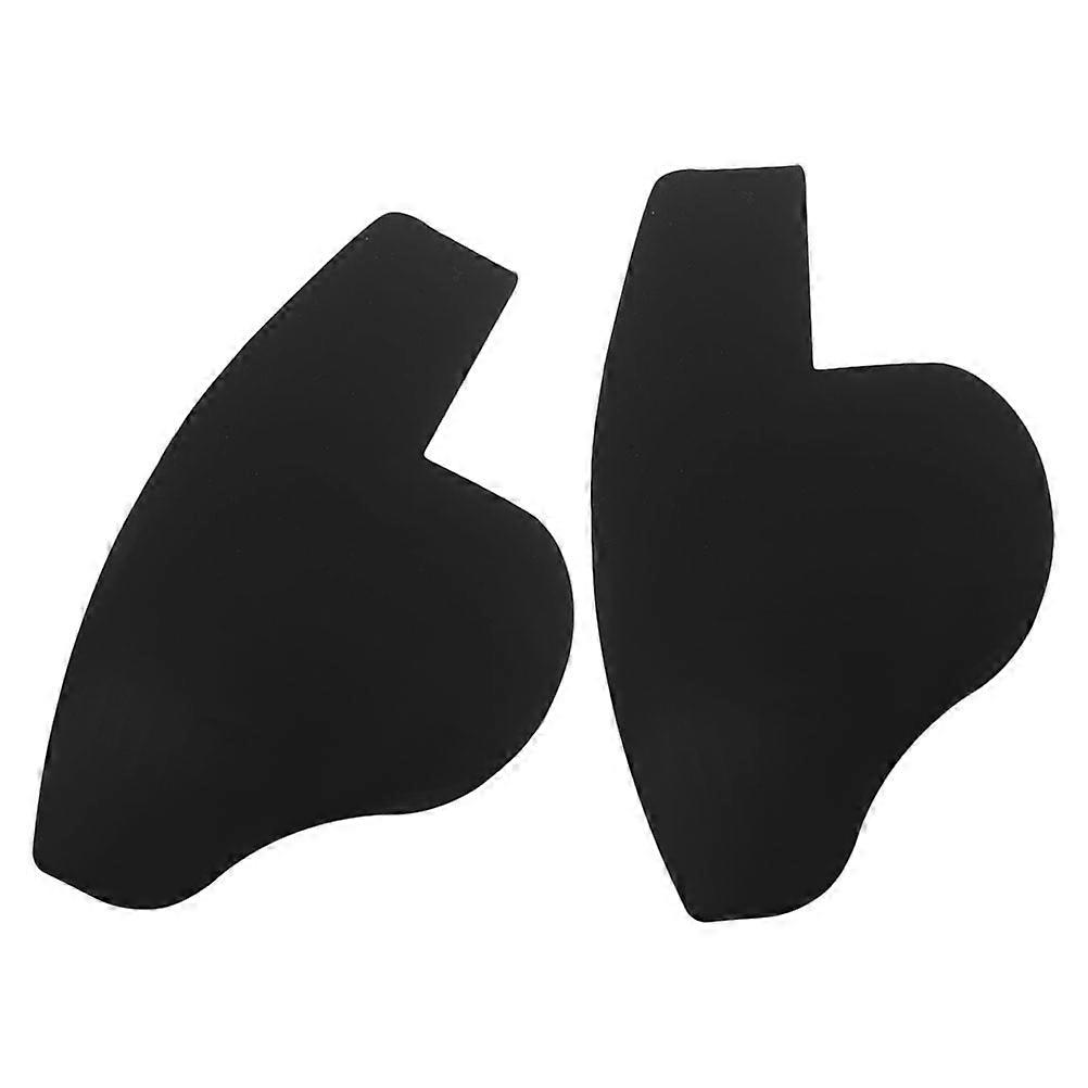 Men Beard Shaping Tool for Hairline Design 4Pcs Black PVC Template