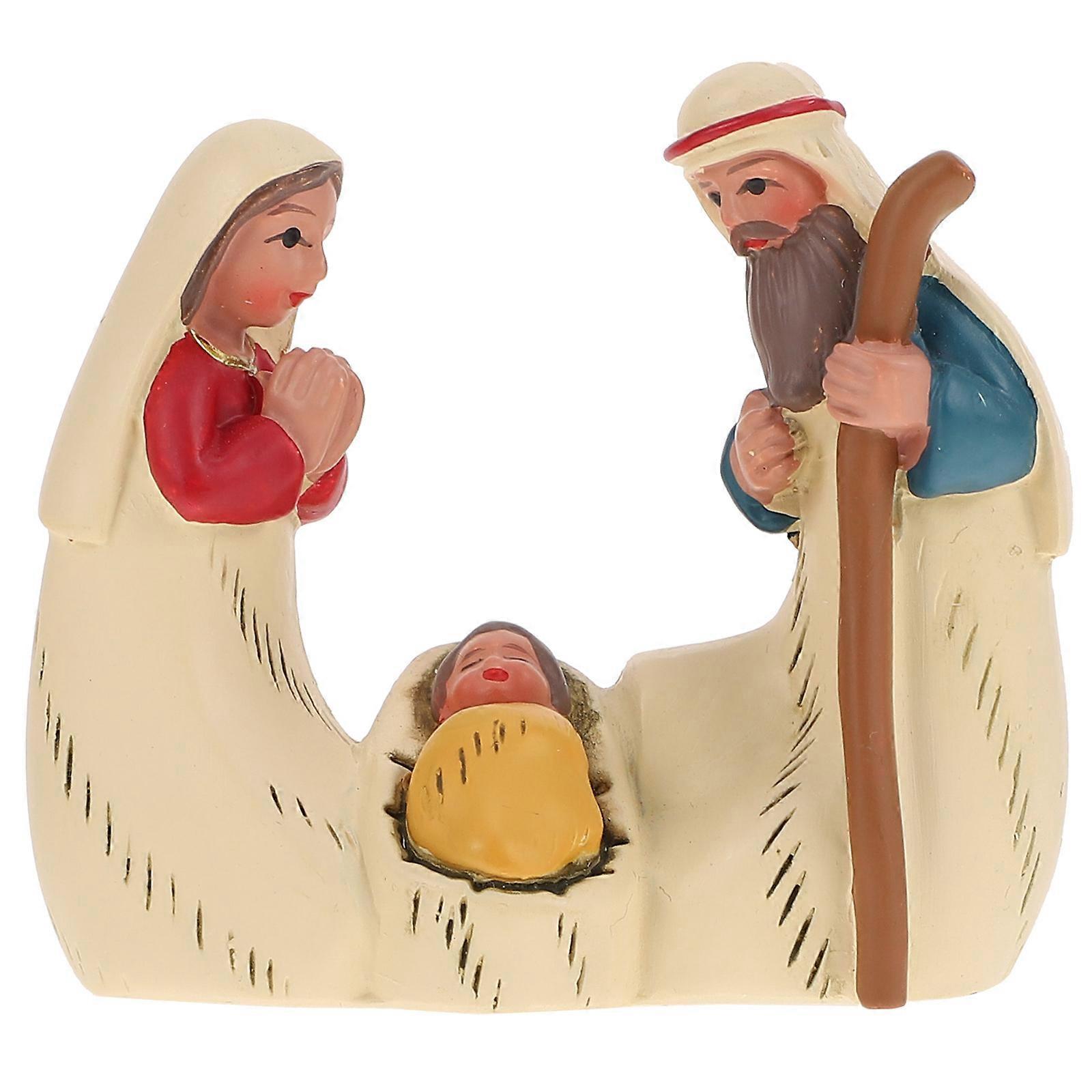 Christian Decor Figurine for Tabletop Display 3Pcs