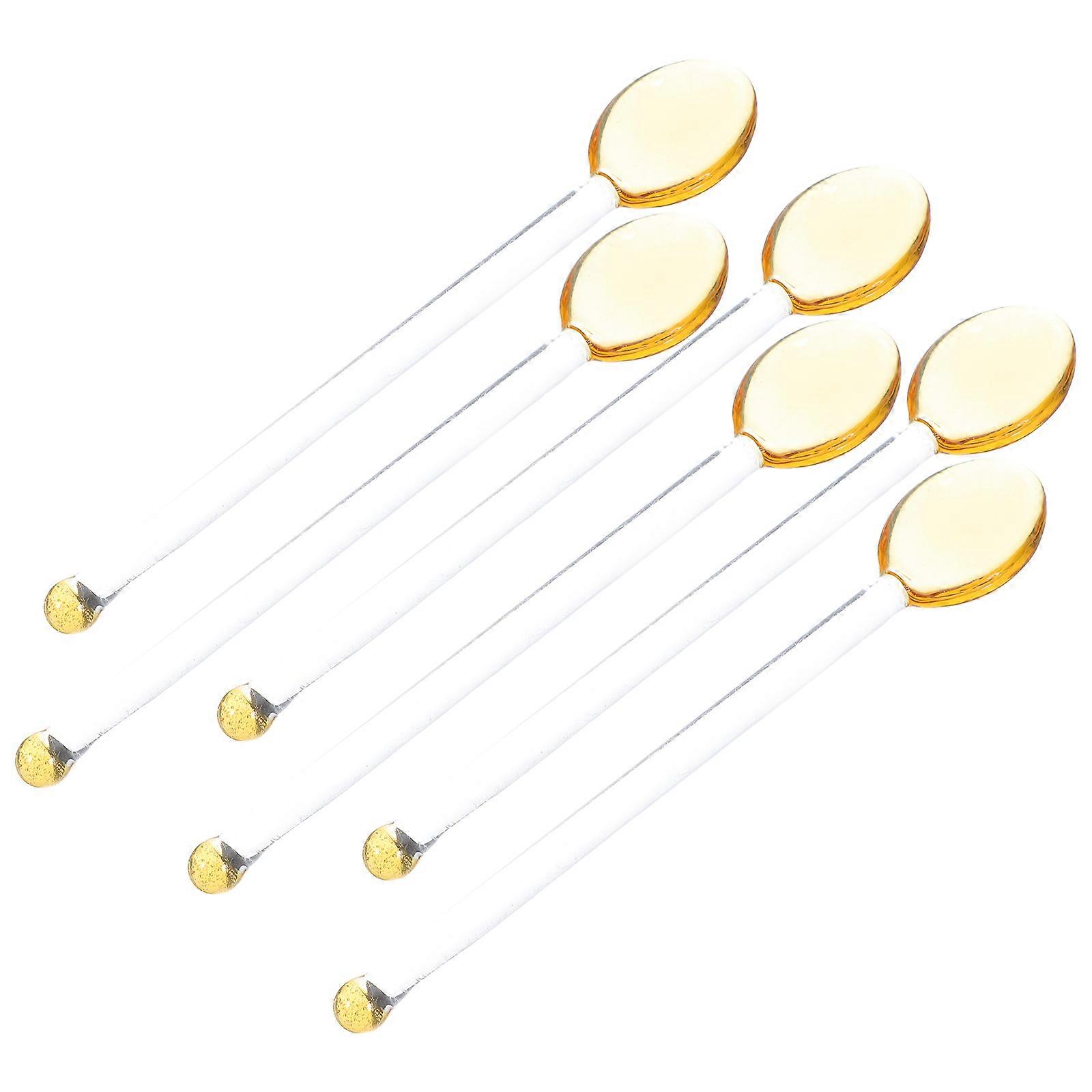Mini Glass Tea Stirring Rods 12Pcs Great For Dessert Serving Home Users Versatile Function Elegantly Designed For Easy Cleaning