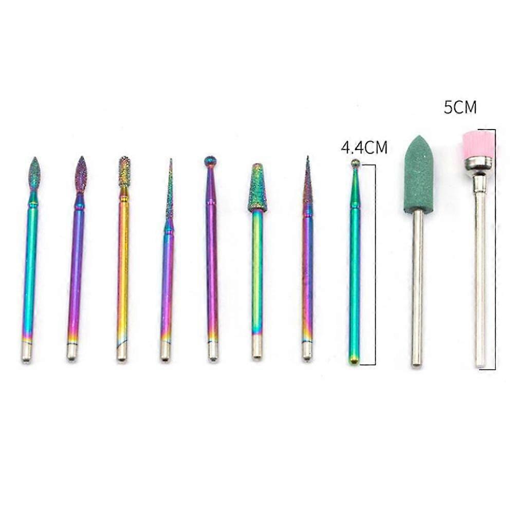 Tungsten Steel Nail Drill Tool Set for Manicure with 1Set Assorted