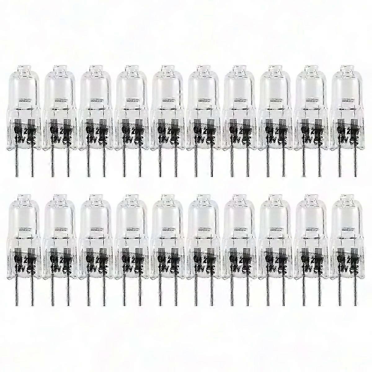 20 Pcs G4 Halogen Bulbs 20W 12V Halogen Light Bulbs