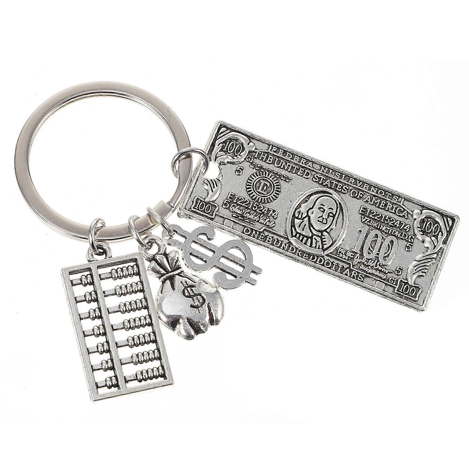 Creative Keychains Shape Pendant Good Fortune Symbol For Keys Backpack 1Pcs