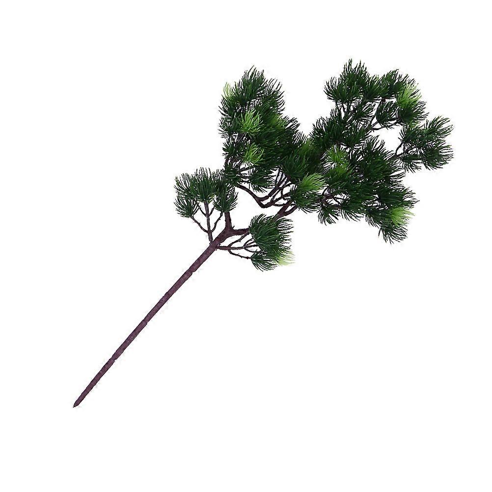 Fake Pine Branches Green Artificial Pine Branches for Decoration 3Pcs