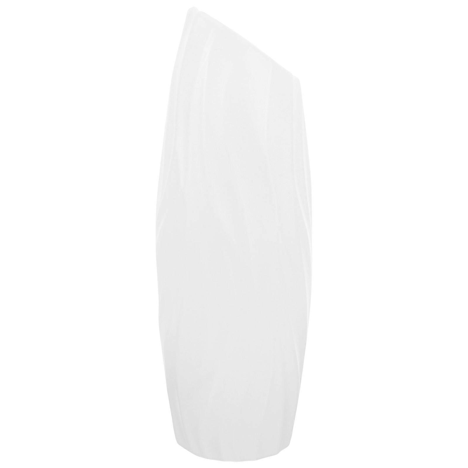 White Flower Vase Plastic for Decorating 4Pcs Flower Arrangement