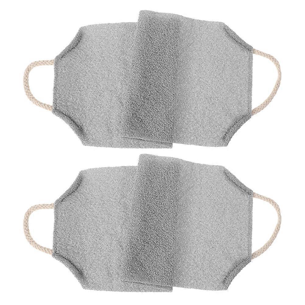 Exfoliating Bath Towel for Deep Cleaning with 6Pcs Shower Back Scrubber