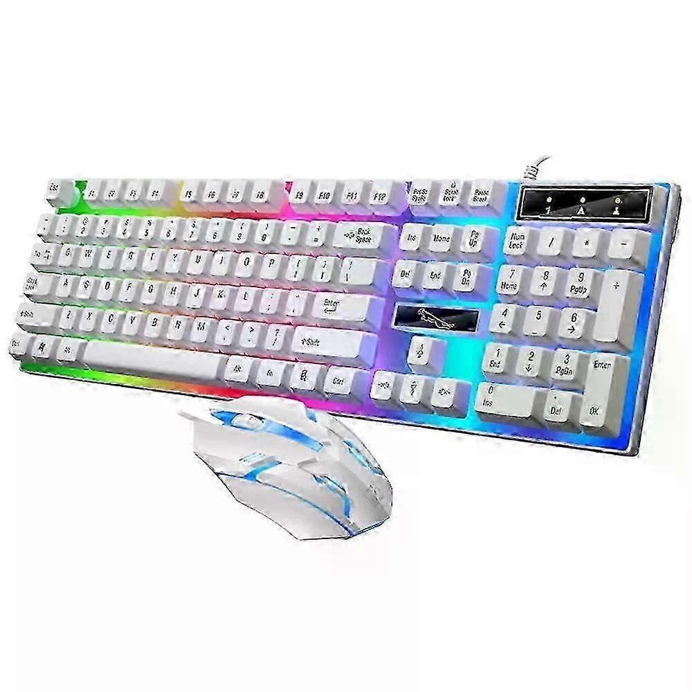 Redragon Keyboard Mouse Set K552-RGB-BA Mechanical Gaming Keyboard and Mouse Combo Wired RGB LED 60% for Windows PC Gamers