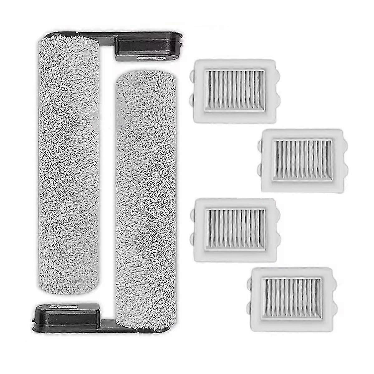 Original 2x Main Roller Brush 4x Filter Antibacterial Roller Brush suitable for Roborock Flexi Lite Floor Scr