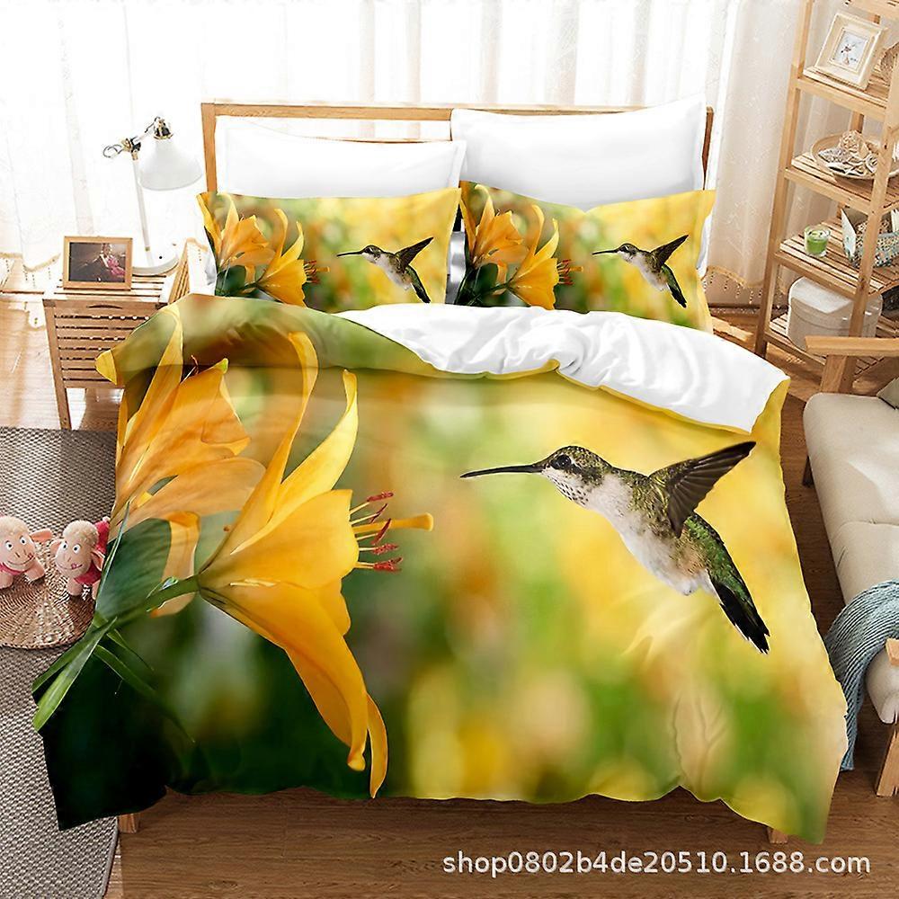 Landscape Series Three-Piece Set Digital Printed Sheets and Quilt Covers