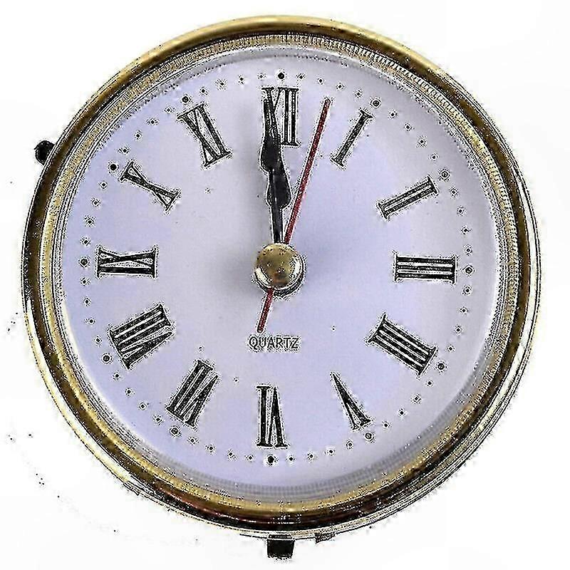 Precision Quartz Clock Mechanism with 65mm Clear Lens Insert for DIY Projects