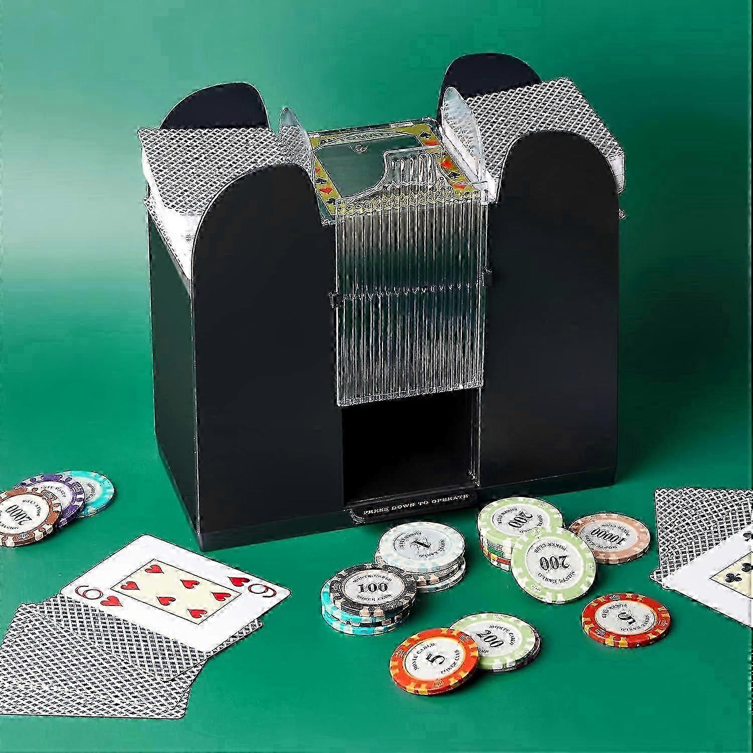 Automatic shuffle machine shuffle 6 decks with black battery version miao8