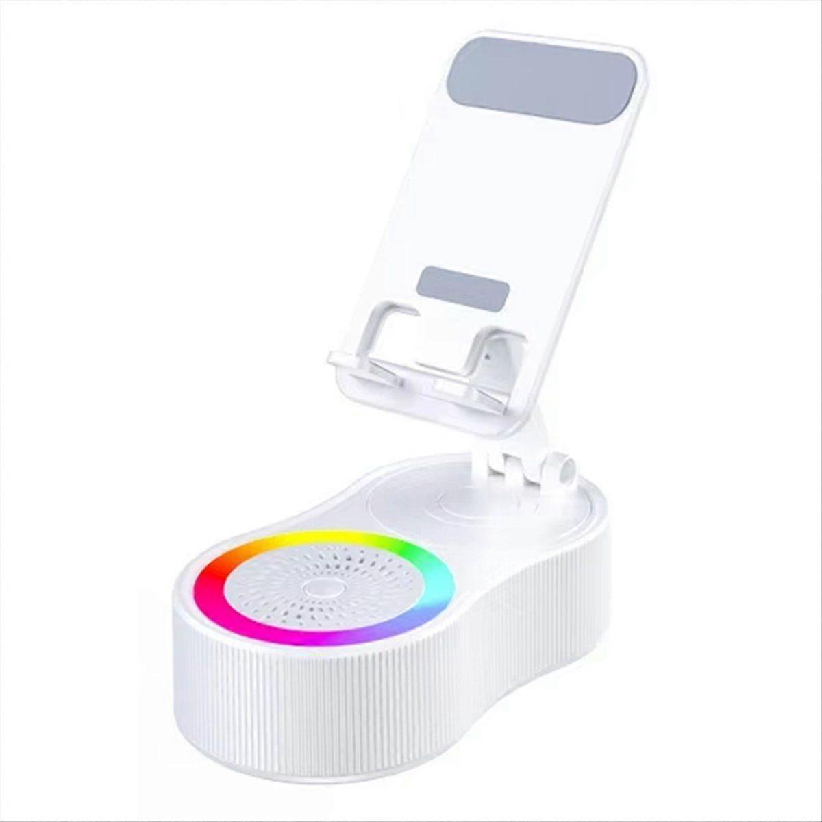 360 Degree Rotating Phone Holder with Lifting Function White