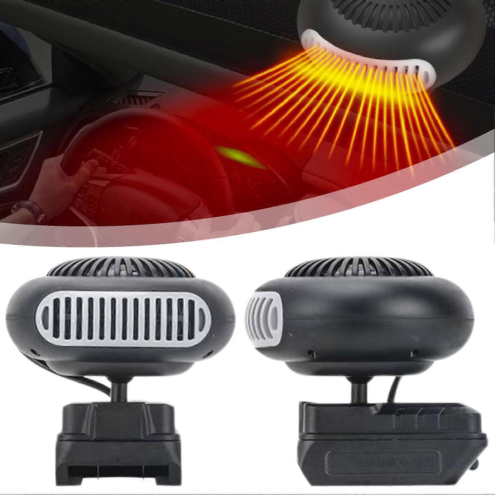 Battery Powered Heater 90 Degree Flip 2 Temperatures 2xUSB Portable Space Heater for BL1830 BL1850 BL1840 BL1845 BL1815 BL1820 BL1860B