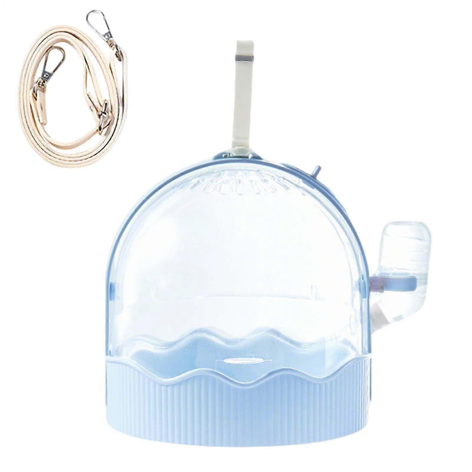 Carrier Portable Hamster Cage With Adjustable Shoulder Strap For Small Pets Garden Home Backyard Camping